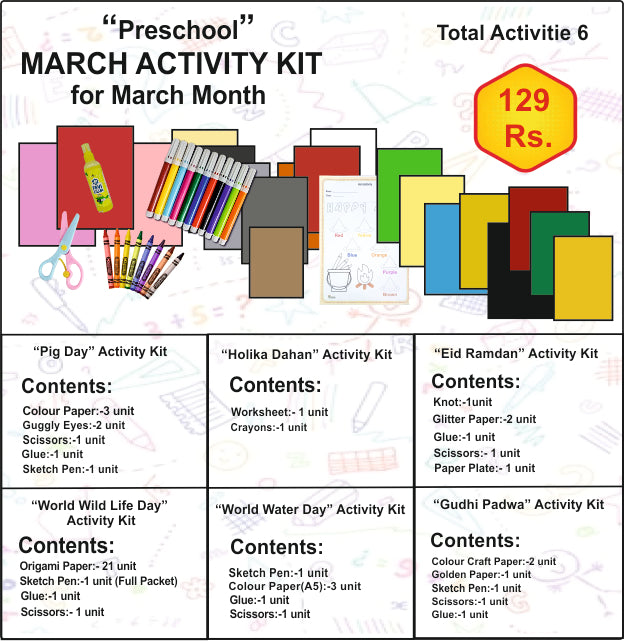 Preschool MARCH ACTIVITY KIT