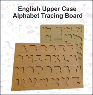 Upper Case Alphabet Tracing Board