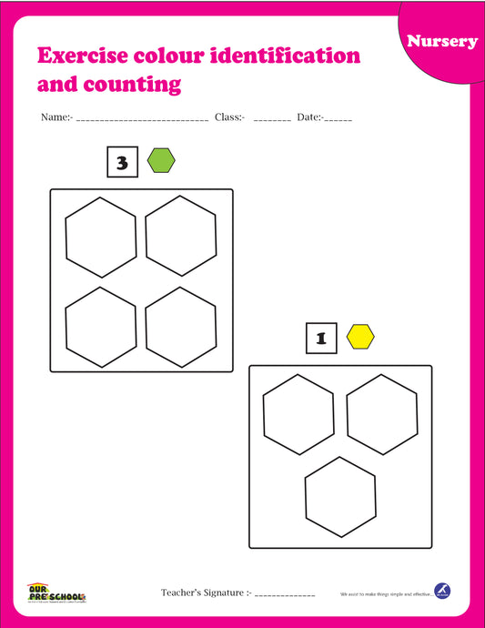 Nursery Work Sheet