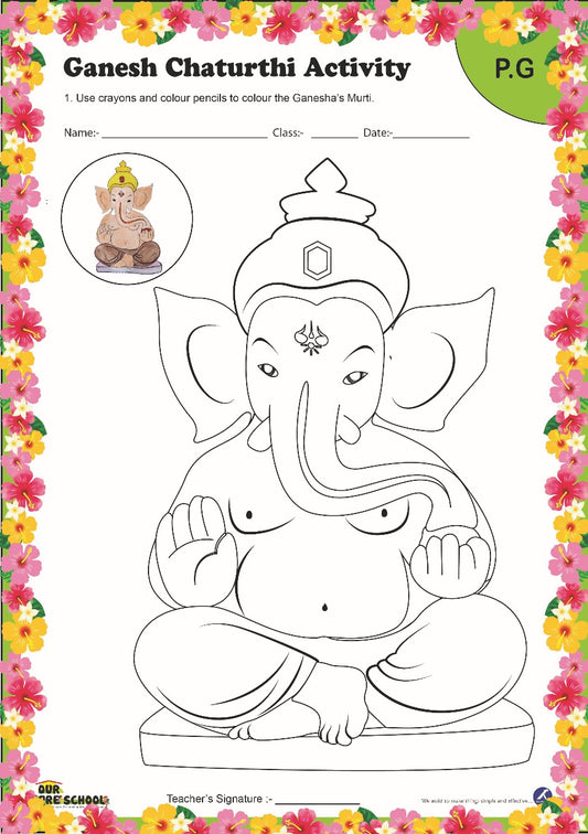 ganesh Chaturthi worksheet - 2