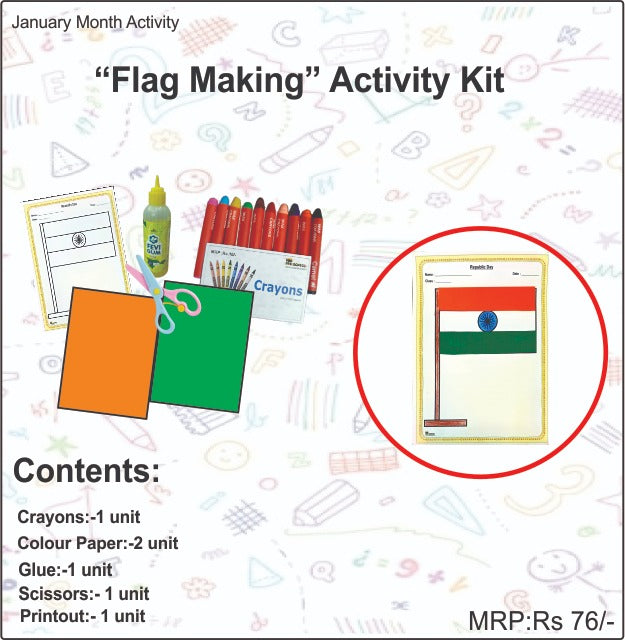 Flag Making Activity kit - – Our Preschool Hub