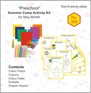 "Preschool"  Summer Camp Activity Kit for May Month